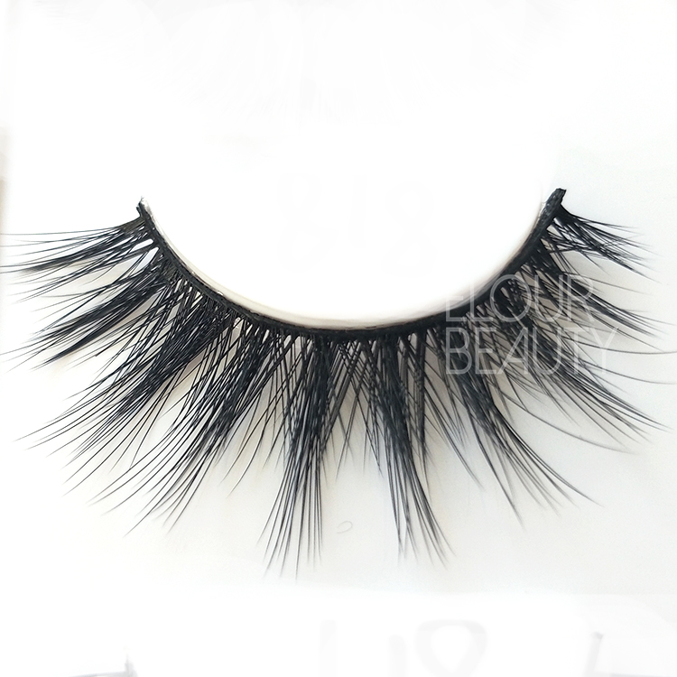 Faux mink 3D lashes eyelash extensions manufacturer China ED90